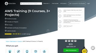 
                            8. AWS Training Course (10 Courses Bundle, Online …