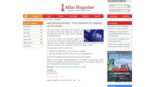 
                            4. AXA-AIS partnership : Free insurance by topping-up the phone