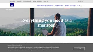 
                            5. AXA - Global Healthcare members login and information portal