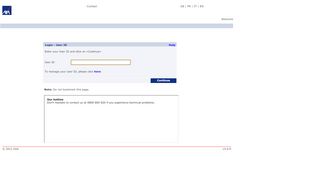 
                            8. AXA - Login - User ID