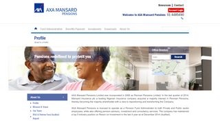 
                            5. AXA Mansard Pension Profile | AXA Mansard Pensions Limited