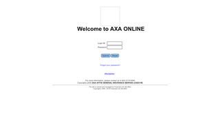 
                            7. AXA Online Login Page - Financial Link