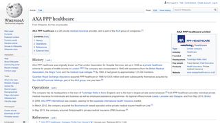 
                            5. AXA PPP healthcare - Wikipedia