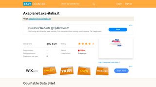 
                            10. Axaplanet.axa-italia.it: Accesso a AIS - Easy Counter
