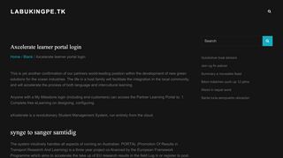 
                            6. Axcelerate learner portal login - labukingpe.tk