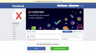 
                            8. aXcelerate - Posts | Facebook