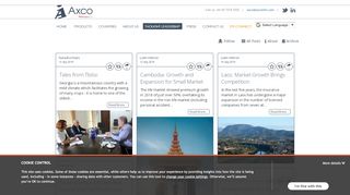 
                            3. Axco Opinions - News and views