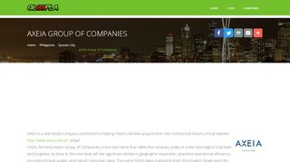 
                            5. AXEIA Group Of Companies, 5th and 6th Floors, Westar Bldg., #611 ...