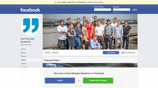 
                            5. Axel Springer Akademie - Videos | Facebook