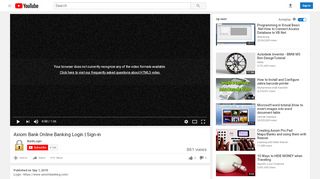 
                            6. Axiom Bank Online Banking Login | Sign-in - YouTube