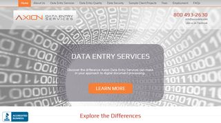 
                            2. Axion Data Entry Services: Digital Document Processing