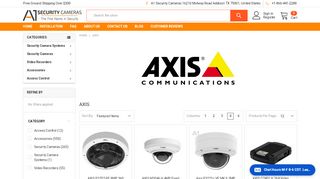 
                            2. AXIS - A1 Security Cameras