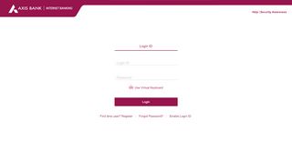 
                            4. Axis Bank Internet Banking login