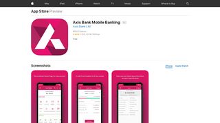 
                            6. ‎Axis Bank Mobile Banking on the App Store - apps.apple.com