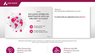 
                            2. Axis Bank - NRI Account