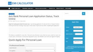 
                            8. Axis Bank Personal Loan Status, Track Application …