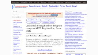 
                            9. Axis Bank Young Bankers Program 2019-20 ABYB …