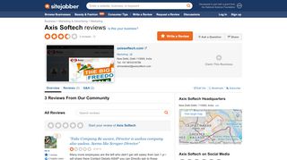 
                            9. Axis Softech Reviews - 3 Reviews of Axissoftech.com | Sitejabber