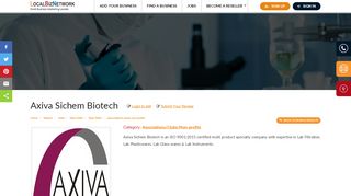 
                            6. Axiva Sichem Biotech - Associations/Clubs/Non-profits in New Delhi ...