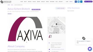 
                            3. Axiva Sichem Biotech | Delhi | SmartGuy