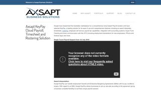 
                            7. Axsapt Business Solutions | Axsapt KeyPay Cloud Payroll, Timesheet ...