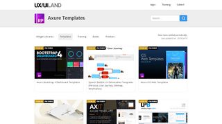 
                            7. Axure Templates - UX/UI Land