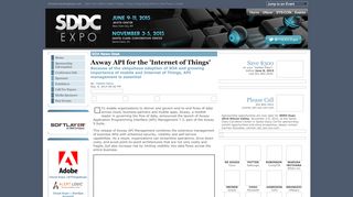 
                            8. Axway API for the 'Internet of Things' | Software Defined Data Center ...