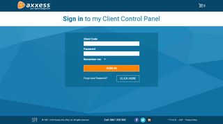 
                            8. Axxess DSL - Client Control Panel