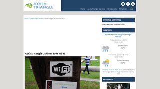 
                            6. Ayala Triangle Gardens Free Wi-Fi | Ayala Triangle