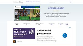 
                            9. Ayalacoop.com website. Ayala Coop.