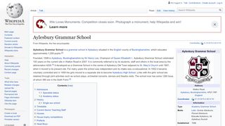 
                            5. Aylesbury Grammar School - Wikipedia