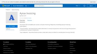 
                            5. Aynax Invoicing - azuremarketplace.microsoft.com