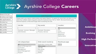 
                            9. Ayrshire College Careers