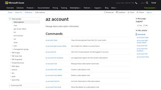 
                            8. az account | Microsoft Docs