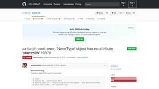 
                            8. az batch pool: error: 'NoneType' object has no attribute ...