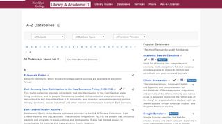 
                            7. AZ Databases: E: ebrary - Library Guides