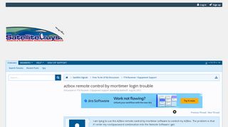 
                            2. azbox remote control by mortimer login trouble | SatelliteGuys.US
