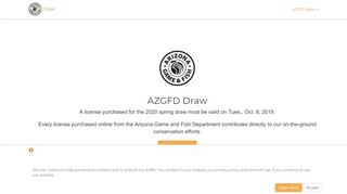 
                            4. AZGFD Draw: Closed