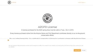 
                            6. AZGFD License: Home