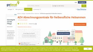 
                            6. AZH Abrechnungszentrale für freiberufliche Hebammen - 1 Bewertung ...