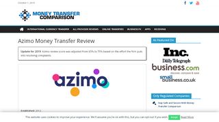 
                            5. Azimo Money Transfer Review - Issues and Problems