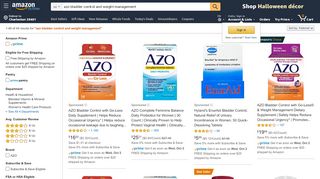 
                            8. azo bladder control and weight management - Amazon.com