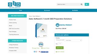 
                            7. Aztec Software's 1 month GED Preparation | …