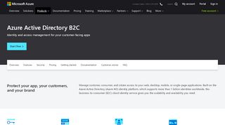
                            8. Azure Active Directory B2C | Microsoft Azure