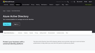 
                            3. Azure Active Directory | Microsoft Azure
