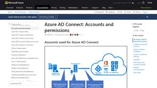 
                            4. Azure AD Connect: Accounts and permissions | Microsoft Docs