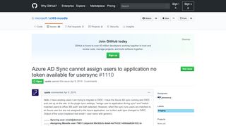 
                            7. Azure AD Sync cannot assign users to application no token available ...