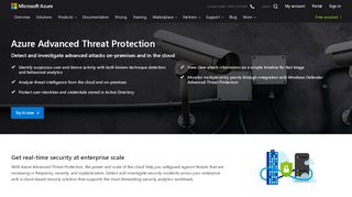 
                            1. Azure Advanced Threat Protection and Detection | Microsoft Azure