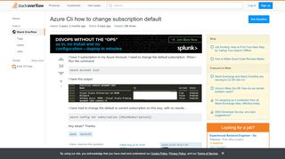 
                            9. Azure Cli how to change subscription default - …