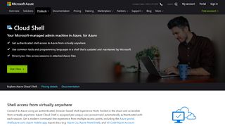 
                            8. Azure Cloud Shell – Browser-Based Command Line | Microsoft ...